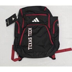 RARE Adidas Texas Tech Red Raiders backpack TEAM ISSUED 5 Star Team 2 Bag New